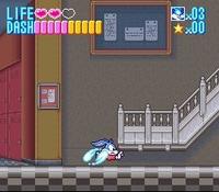 une photo d'Ã©cran de Tiny Toon Adventures - Buster Busts Loose sur Nintendo Super Nes